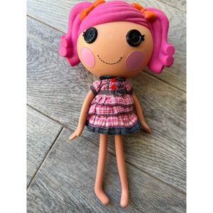 Lalaloopsy Doll Berry jars n jam Plaid‎ Original Dress 2009 Full Size Pink Hair